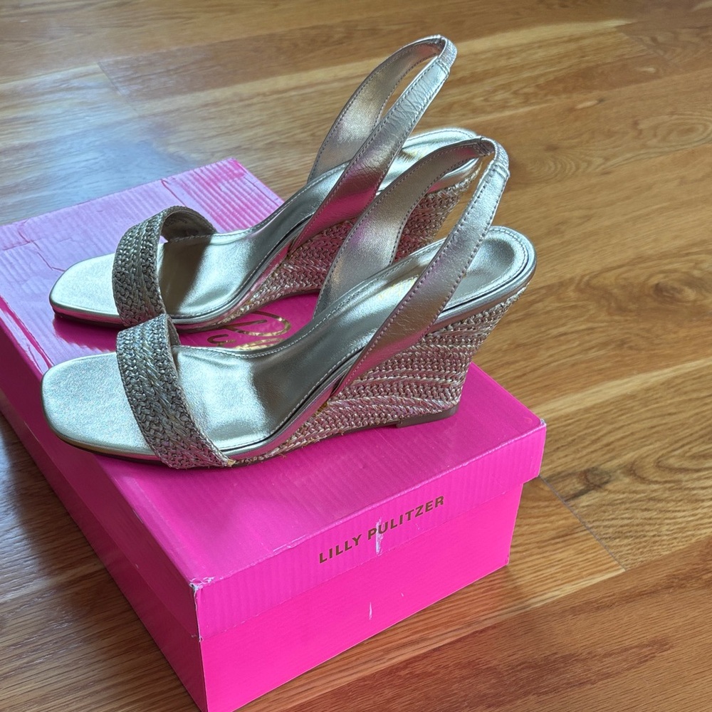 Lilly Pulitzer Carla Wedge Sandals - Picture 2 of 7